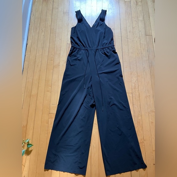 Athleta Black Savannah Jumpsuit Altered - Picture 2 of 15